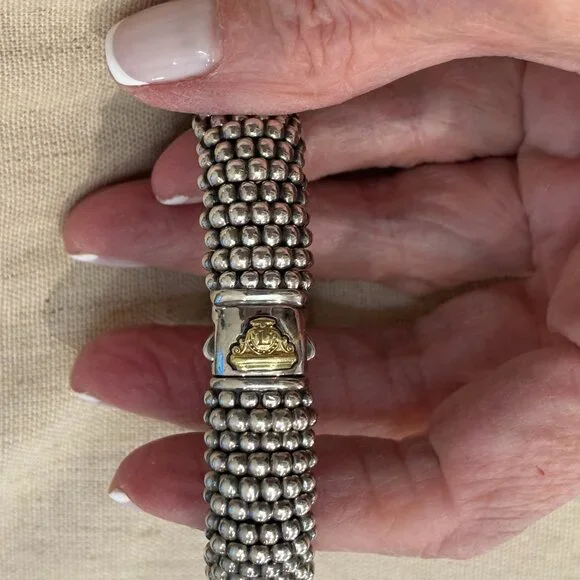 Lagos Signature Caviar Bracelet 15Mm - Picture 3 of 16